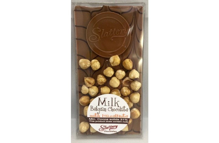 Small Milk Chocolate Bar with Hazelnuts